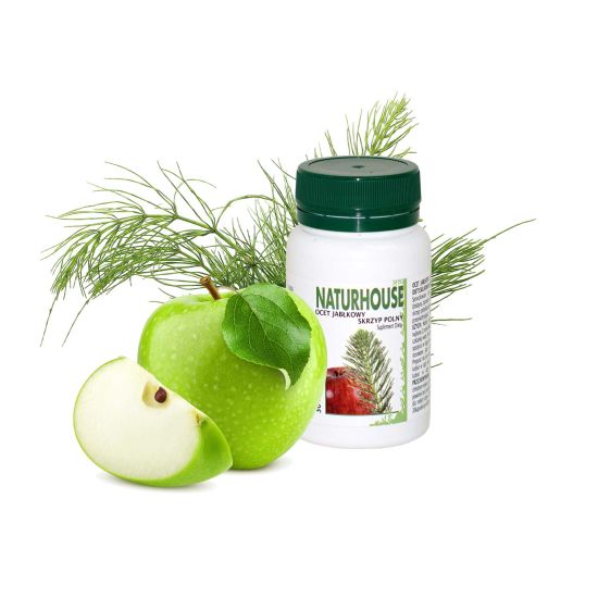 Ocet jabłkowy + skrzyp polny kaps. 30