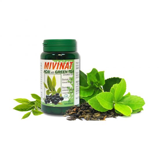 Mivinat Acai & Green tea 120 tab.